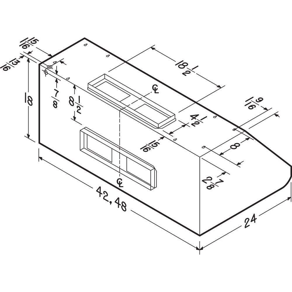 Wholesale ๐ฅฐ Broan Elite E60000 Series 42 in. 1200 cfm Range Hood in Stainless Steel ๐ 4 Wholesale ๐ฅฐ Broan Elite E60000 Series 42 in. 1200 cfm Range Hood in Stainless Steel ๐ - Image 2