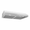 New 😉 Broan Glacier 19-5/8 x 6 x 24 x 3-1/4 x 10 in. 250 cfm Wall Range Hood in White 🌟 -Monogram Sales Query 315