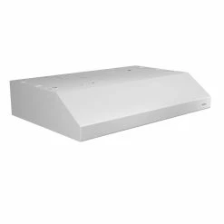 New 😉 Broan Glacier 19-5/8 x 6 x 24 x 3-1/4 x 10 in. 250 cfm Wall Range Hood in White 🌟 -Monogram Sales Query 318