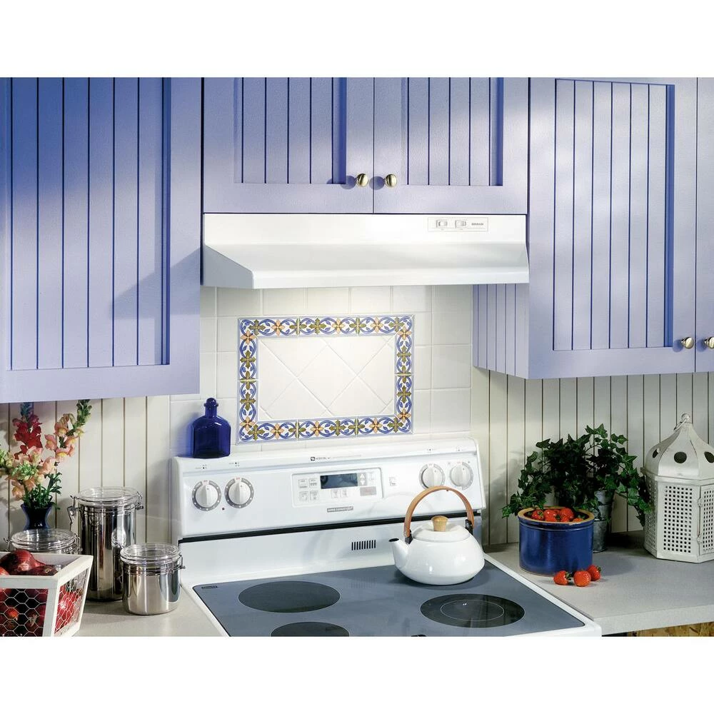 Brand new ⭐ Broan 42000 Series 24 in. Under Cabinet Range Hood with Damper in White ⌛ 6 Brand new ⭐ Broan 42000 Series 24 in. Under Cabinet Range Hood with Damper in White ⌛ - Image 4