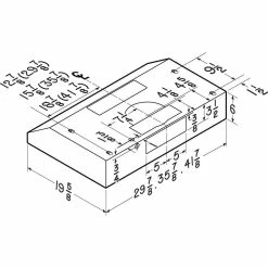 Outlet 🎁 Broan Glacier 41-7/8 in. Convertible Range Hood in Stainless Steel 🎁 -Monogram Sales Query 382