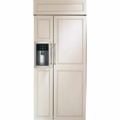 New 🔔 Monogram® 36 in. 21.2 cu. ft. Side-By-Side Refrigerator in Custom Panel 😀